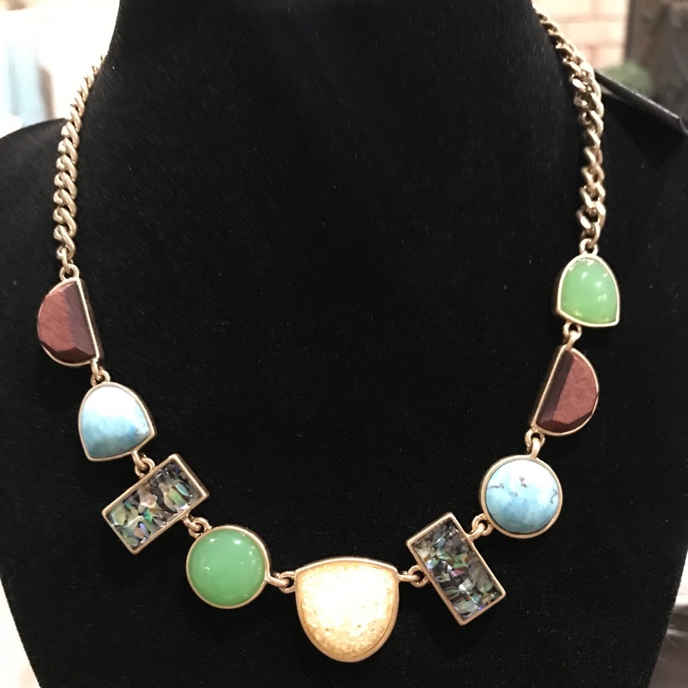 NWT Kenneth Cole Mixed Stone Necklace